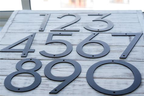 10 inch metal house numbers|individual metal house numbers.